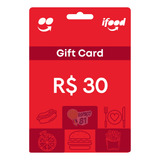 Gift Card Ifood 30 ( Digital Via Chat )