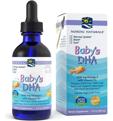 Nordic Naturals Baby´s Dha 1050 Omega3 Y Vitamina D3