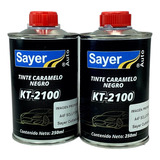 Tinta Caramelo Sayer Automotriz 9 Tonos 2 Piezas 