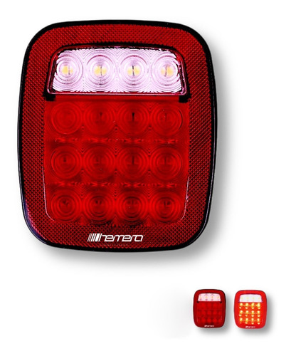 Plafon Jeep16 Led Cuarto+estrobo+stop+reversa  4x4 Pla6730