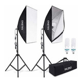 Kit De Iluminacion Raleno 800w Softbox Equipo De Iluminacion