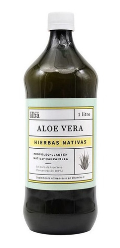 Aloe Vera Hierbas Nativas - 1 Litro, Apícola Del Alba