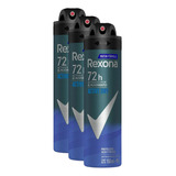 Kit 3 Desodorante Rexona Men Active Dry 72h 150ml