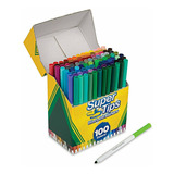 Plumones Supertips 100 Super Tips Crayola Original Marcadors