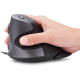 Delux Mouse Vertical Ergonómico Con Cable 4200dpi, 6 Botones