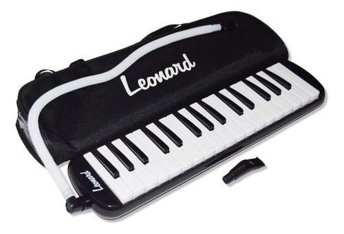 Melodica Leonard M32a 32 Notas Con Funda - Colores Color Negro