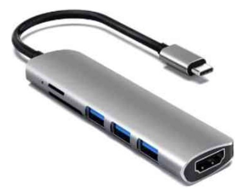 Adaptador Leitor Cartão Sd Tf 4k Hdmi Usb C Macbook M3 M2