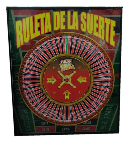 Rulet Gigante Electronica Para Quiniela Con Los Sueños