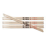 Palillo Pack Vic Firth 7a Value Pack 1 3pares 7a + 1p 7a Cuo Color Natural