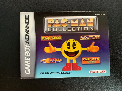 Pac-man Collection Game Boy Advance Manual