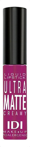 Labial Líquido Ultra Matte Creamy Hipoalergénico Idi Make Up Color 05 - Chic