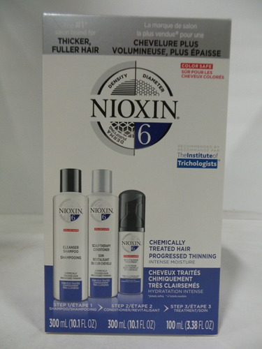 Sistema Nioxin 6 Trio: Champú Limpiador 10.1 Onzas Y