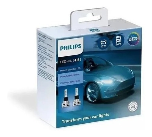 Kit De Led Eco Ue2 H1 H3 Philips Cree Led 12v 24v