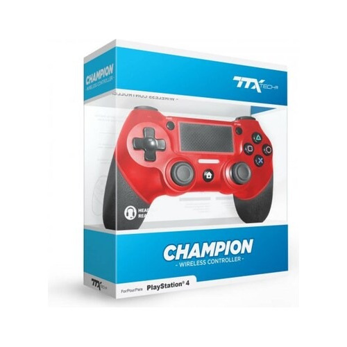 Control Inalambrico Champion Para Ps4 Rojo Ttx Tech