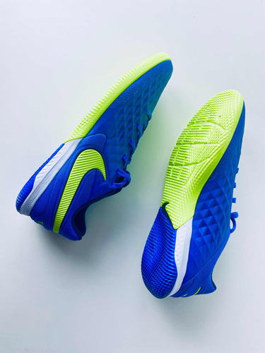 Chuteira Nike Tiempo Pro React - Blue/neon