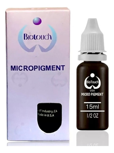 Tinta Para Microblading Pigmento Micropigmento Cejas 1/2 Oz Color Black Brown