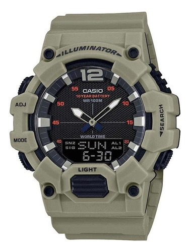 Relogio Casio Masculino Hdc-700-3a3vdf Militar Deserto