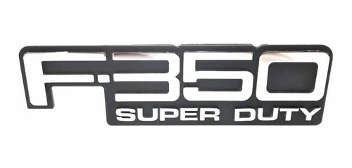 Emblema Super Dutty F350 Ford ( Incluye Adhesivo 3m) Foto 3