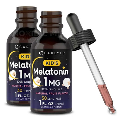 Carlyle Melatonina Líquida Gotas Niños Pack 2 Piezas M40 | MercadoLibre