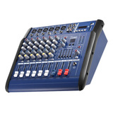 Mesa De Mezclas Con Amplificador De Audio Mixing Dj Mixer. U