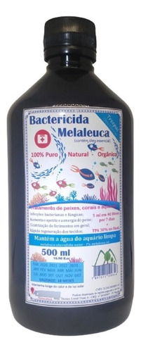 Bactericida Melaleuca (melafix) - Peixes. Corais E Aquários