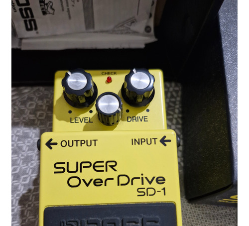 Pedal De Efeito Boss Super Overdrive Sd-1