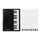 S Cuaderno Con Diseño De Piano B6, 17.5x13 Cm, Pack De 3