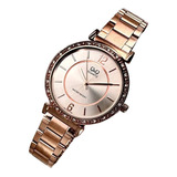 Reloj Original Para Mujer Marca Qyq Pulso Acero Sumergible