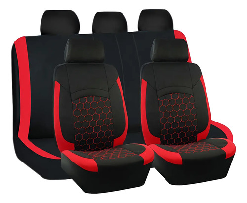 Fundas Asientos Vehículo Poliéster Universal Automóvil 9 Pcs | Envío gratis