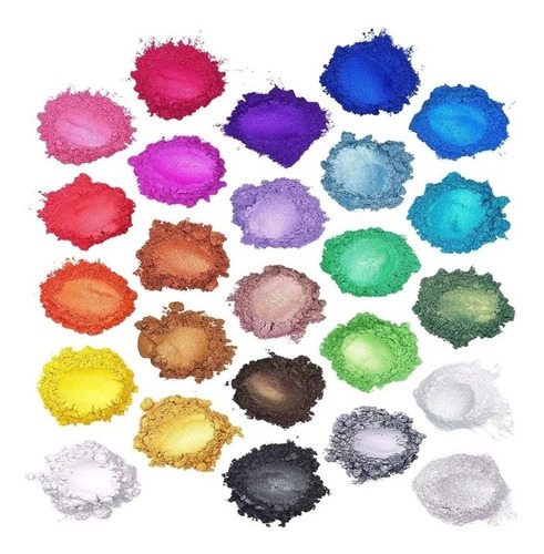 Pigmento En Polvo Perlados 10gr Arte Resina Epoxi Colores 