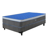 Conjunto Colchón Sommier 80 X 190 Una Plaza Viggo Dual Relax