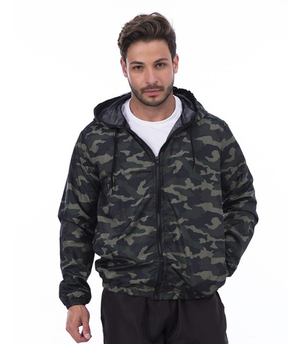 Corta Vento Blusa Frio Cortavento Camuflado Blusa