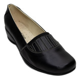 Zapato Mujer Confort Piel Negro Christine - Manolo 158