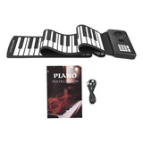 Piano Electrónico Handroll Portátil De 88 Teclas Home