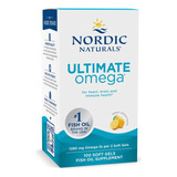 Nordic Naturals Ultimate Omega 1280 Mg Com 100 Cápsulas Gelatinosas Com Sabor De Limão