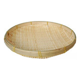 6 Cesta Decorativa De Bambú Para Servir, Bandeja, 26cm
