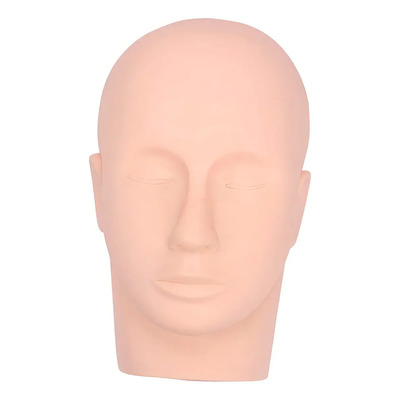 Cabezote Maniquí Cabeza 25cm Practica Maquillaje Pestañas Color Piel | Meses sin interés