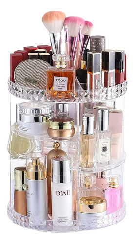 Cq Acrylic Organizador De Maquillaje Giratorio De 360 Grados