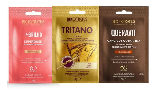 Cronograma Capilar Doses Bio Extratus Todo Tipo De Cabelo