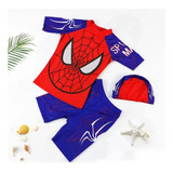 Traje De Baño Niño Spiderman - Hombre Araña 