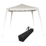 Tenda Gazebo 2,40m Articulada Branca Base 3x3m Sanfonada 