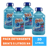 Briks Detergentes Celeste Pack 4 5l