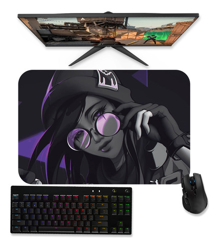 Mousepad Gamer Grande Speed 60x40 - Valorant Killjoy 1