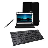 Capa + Teclado Bluetooth P/ Tablet Galaxy Tab A8 7 Polegadas