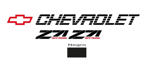 Pack 3 Pieza Calcas Sticker Chevrolet Z71 + Chevrolet Y Logo