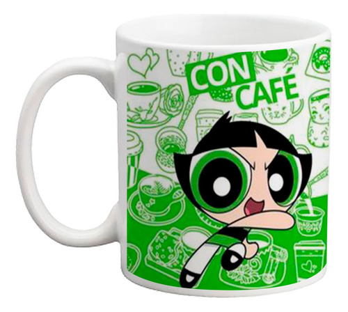 Taza Personalizada Super Poderosa Cafe