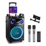 Moukey Maquina De Karaoke, Sistema Pa Woofer De 12 Pulgadas,