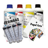 Pack Brothe T520 T720 T220 T720 T310 420+papel Foto+jeringas