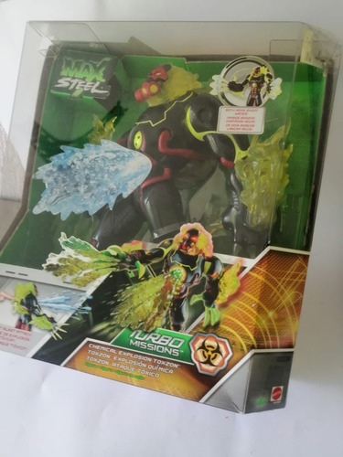 Max Steel Elementor Toxzon Chemical Explosion Quimica Toy
