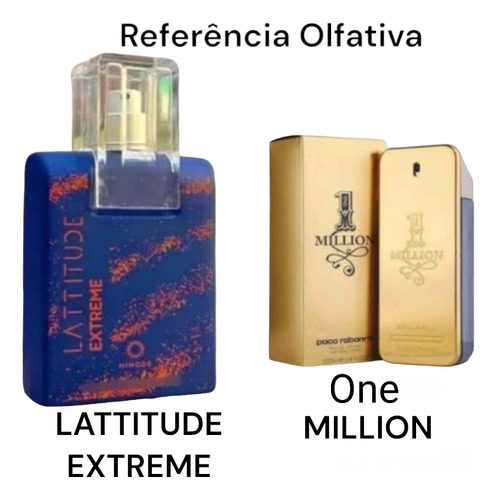 Perfume Masculino Lattitude Extreme Referência One Million 